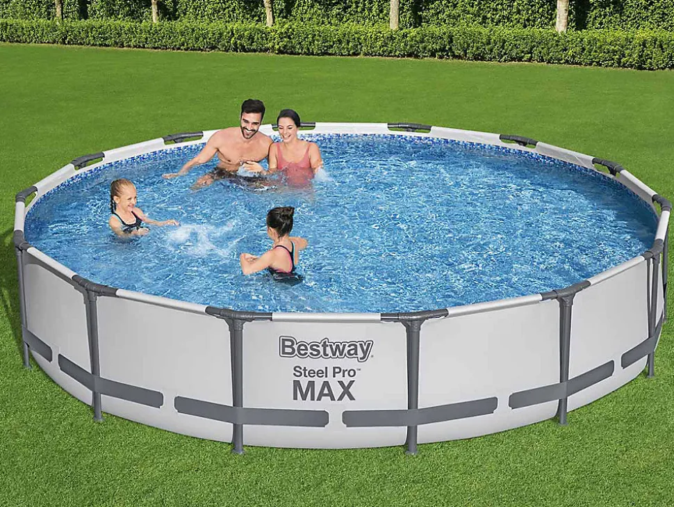 Bestway Piscine hors sol - Ronde - Steel Pro Max - 427 x 84 cm