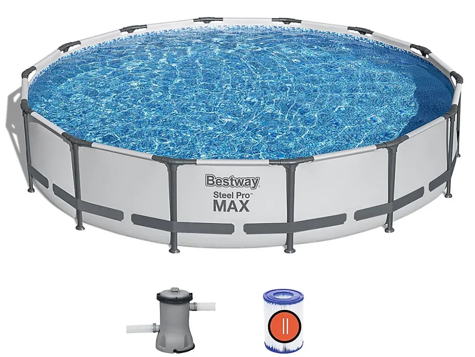 Bestway Piscine hors sol - Ronde - Steel Pro Max - 427 x 84 cm