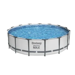 Bestway Piscine hors sol - Ronde - Steel Pro Max - 457 x 107 cm