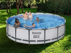 Bestway Piscine hors sol - Ronde - Steel Pro Max - 457 x 107 cm