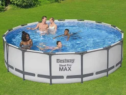 Bestway Piscine hors sol - Ronde - Steel Pro Max - 457 x 107 cm