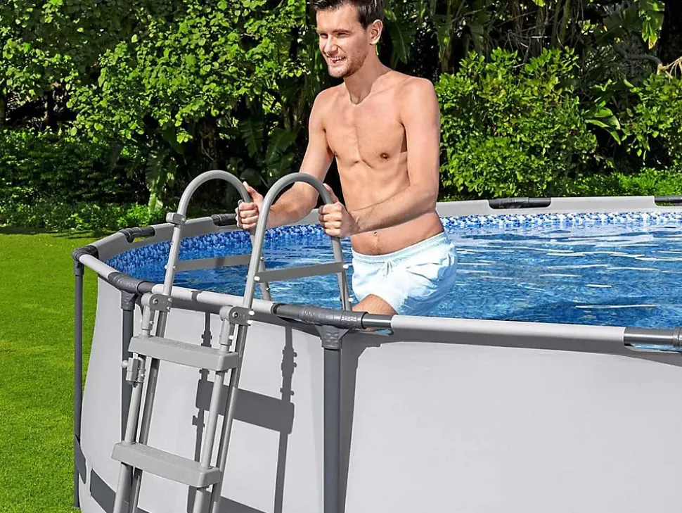Bestway Piscine hors sol - Ronde - Steel Pro Max - 457 x 107 cm