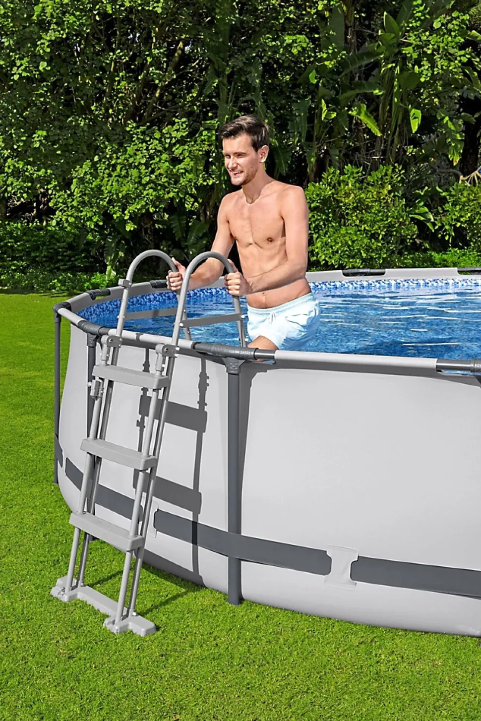 Bestway Piscine hors sol - Ronde - Steel Pro Max - 457 x 107 cm