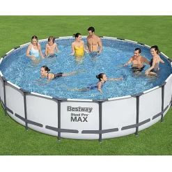 Bestway Piscine hors sol - Ronde - Steel Pro Max - 549 x 122cm