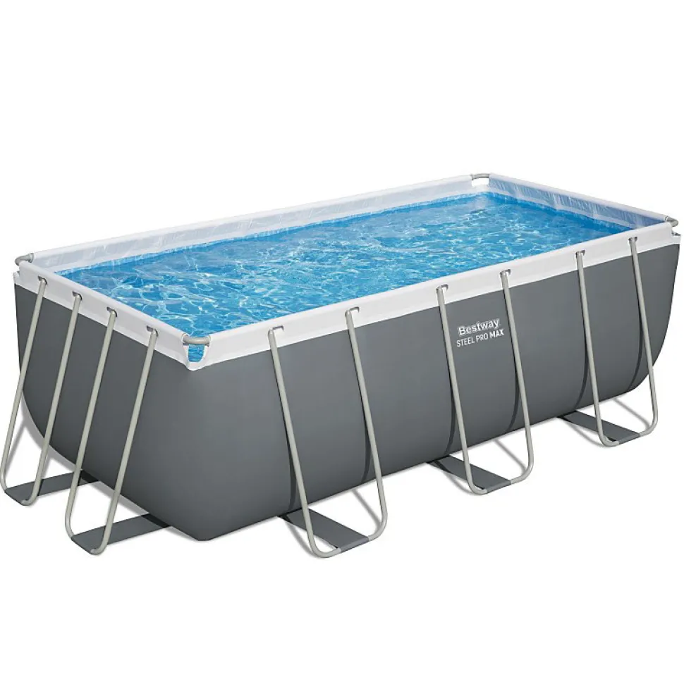 Bestway Piscine hors sol rectangle 412 x 201 x 122 cm Steel Pro Max