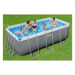 Bestway Piscine hors sol rectangle 412 x 201 x 122 cm Steel Pro Max