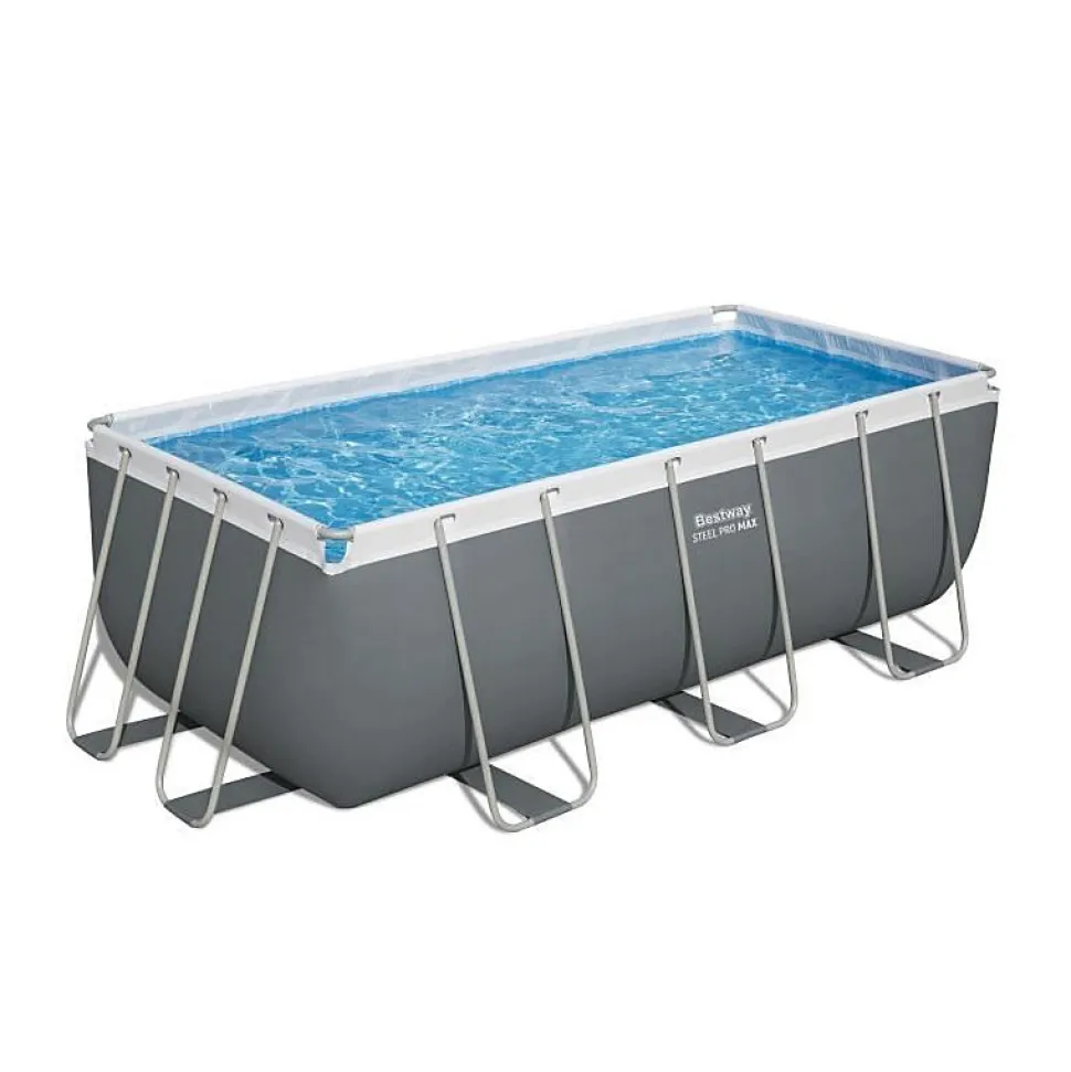 Bestway Piscine hors sol rectangle 412 x 201 x 122 cm Steel Pro Max