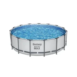 Bestway Piscine hors sol ronde Steel Pro Max 457 x 122 cm avec filtre à cartouche