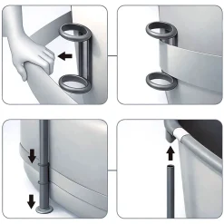 Bestway Piscine hors sol ronde Steel Pro Max 457 x 122 cm avec filtre à cartouche
