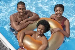 Bestway Piscine hors sol - Rectangulaire - Steel Pro Max - Splashview - 488 x 244 x 122 cm