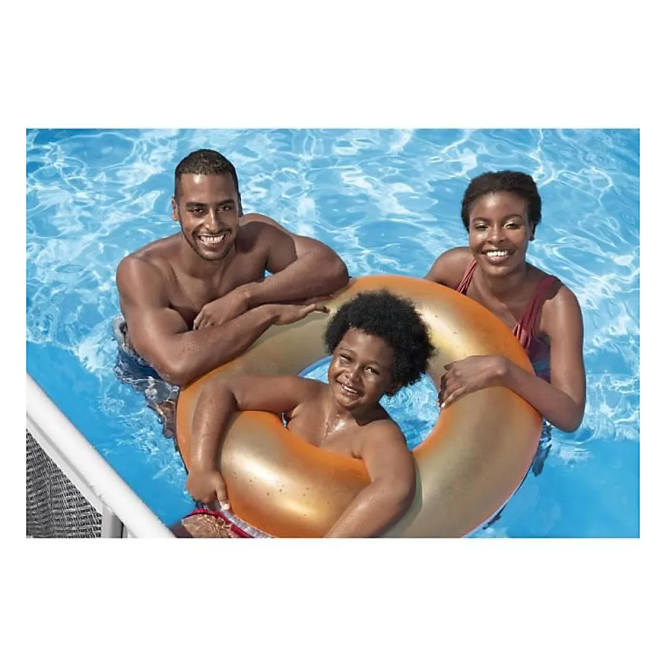 Bestway Piscine hors sol - Rectangulaire - Steel Pro Max - Splashview - 488 x 244 x 122 cm