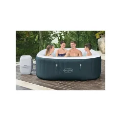 Bestway Spa gonflable carré Lay-Z-Spa Ibiza AirJet EnergySense 4-6 personnes