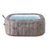 Bestway Spa gonflable carré Lay-Z-Spa Rome Smart AirJet EnergySense avec WiFi 4-6 personnes