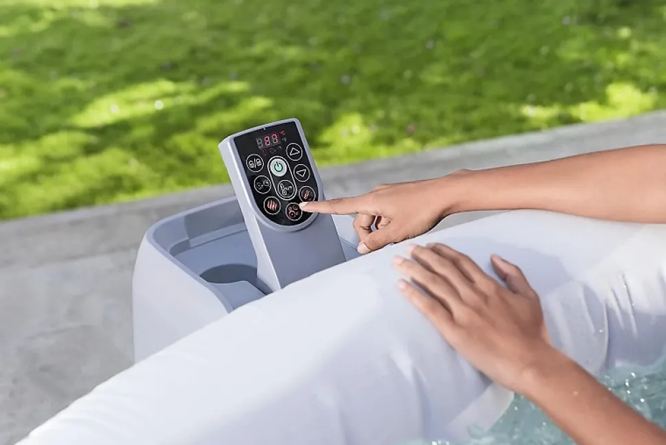 Bestway Spa gonflable rond Lay-Z-Spa Miami AirJet EnergySense 4-6 personnes
