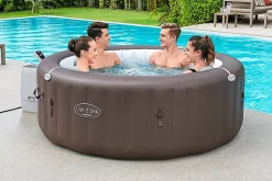 Bestway Spa gonflable rond Lay-Z-Spa Dominica Smart HydroJet Wifi 4-6 personnes