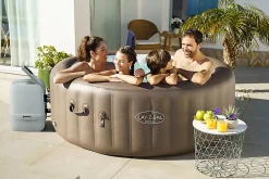 Bestway Spa gonflable rond Lay-Z-Spa Dominica Smart HydroJet Wifi 4-6 personnes