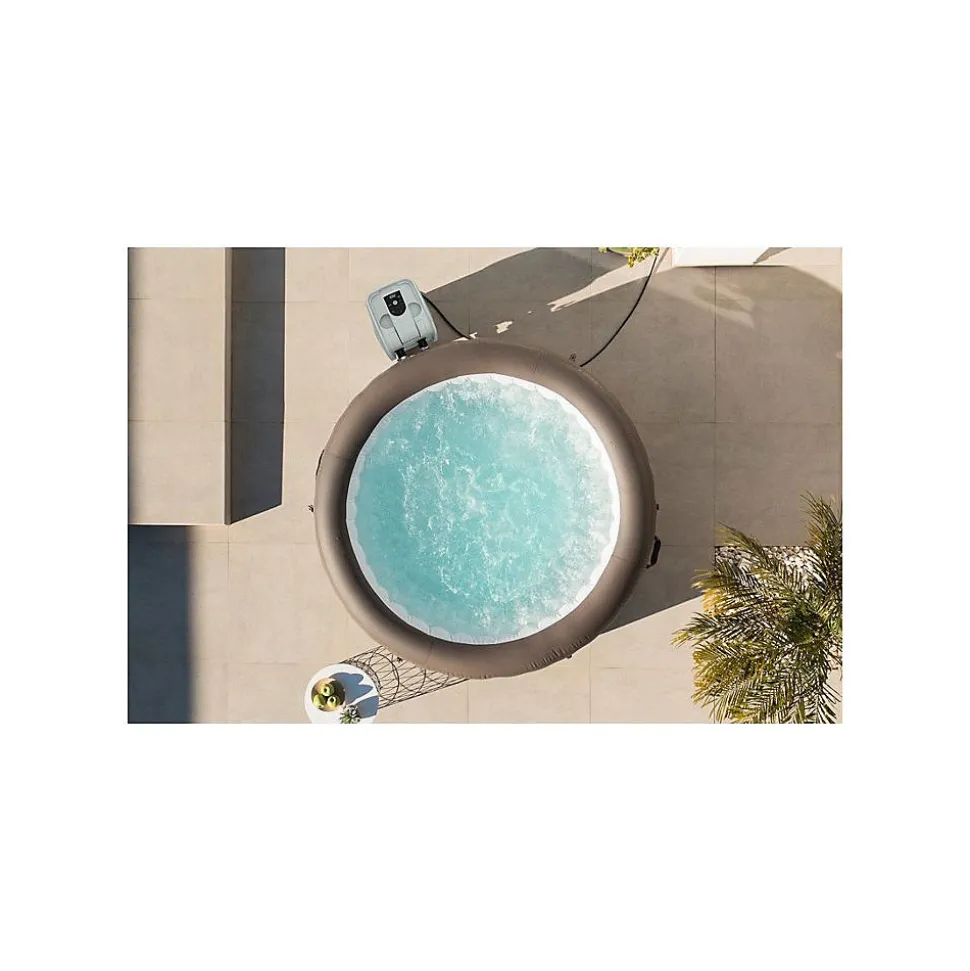 Bestway Spa gonflable rond Lay-Z-Spa Dominica Smart HydroJet Wifi 4-6 personnes