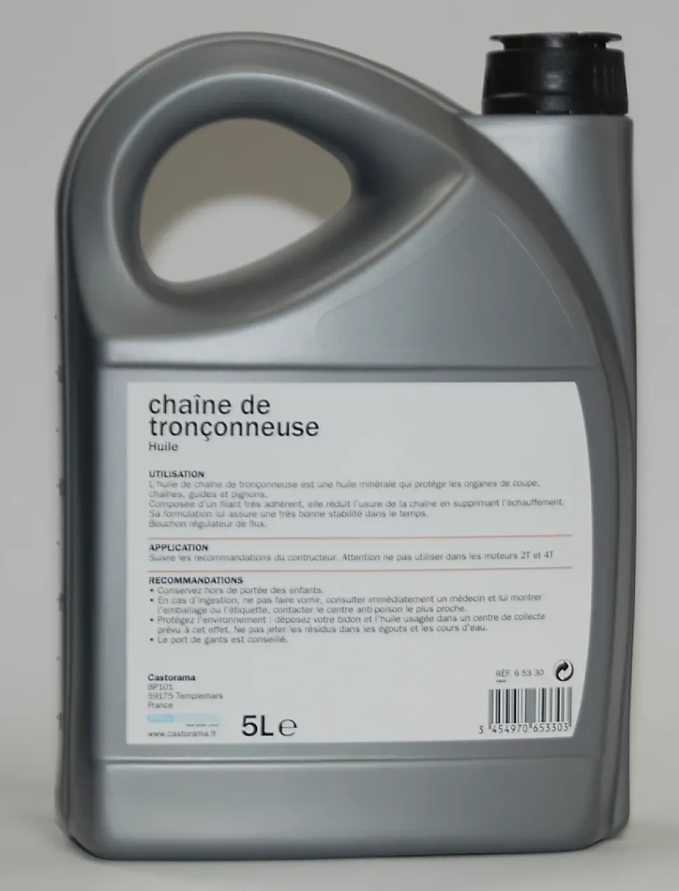 Bidon d'huile pour chaîne de tronçonneuse DIALL 5L