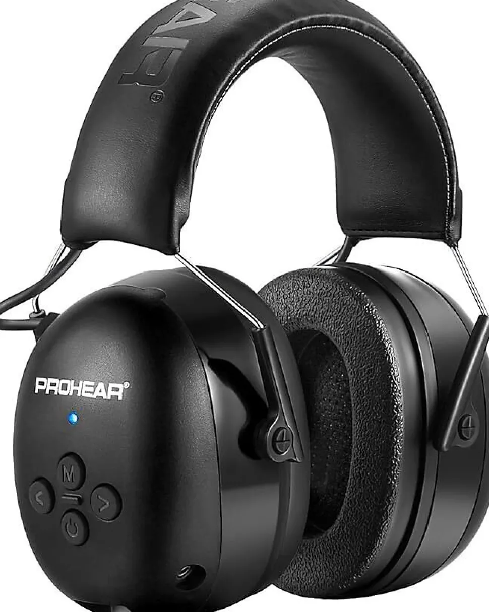 Bluetooth Casque Anti Bruit, Musique Protection Auditive Rechargeable avec Sac Transport, Cache-Oreilles de Protection pour Tonte