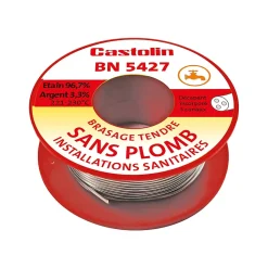 Bobine d'étain haute qualité Castolin ø2 mm, 250g