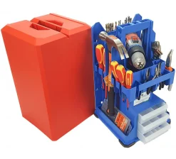 Boite à outils Tbox 400 Posso Bleu -Rouge
