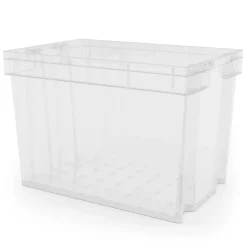 Boite en plastique Xago transparent 68 L (XL)