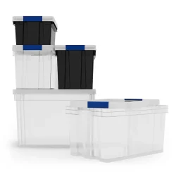 Boite en plastique Xago transparent 68 L (XL)