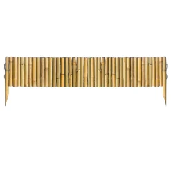 Bordure à planter bambou coloris naturel 120 x 20 cm