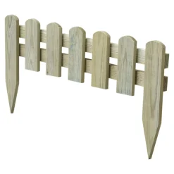 Bordure à planter Stackette bois naturel H.30 x L.60 cm