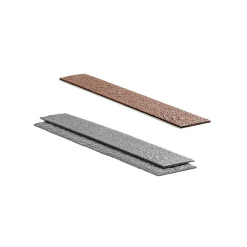 Bordure de jardin droite 1,2 m x 14 cm - Brun
