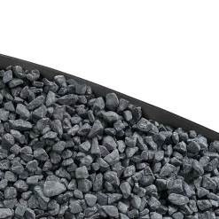 Bordure de jardin flexible noire - 4 cm x 10 mètres avec 30 piquets d'ancrage - GT MARKET