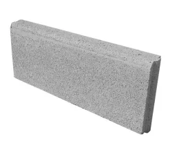 Bordure droite béton gris clair 50 x 20 cm, ép.50 mm