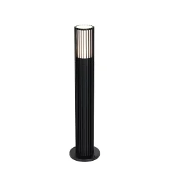Borne d'extérieur design noire 50 cm IP44 - Boris