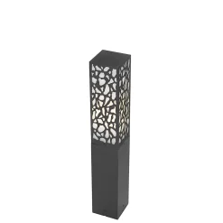 Borne d'extérieur moderne noire 60 cm IP44 - Nicole