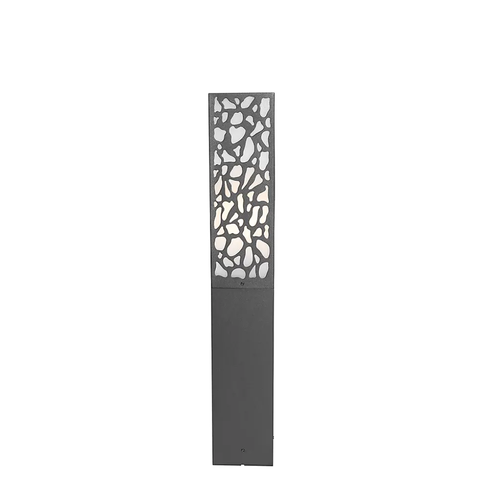Borne d'extérieur moderne noire 60 cm IP44 - Nicole