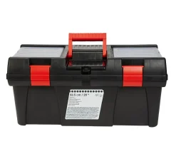 Boîte à outils en plastique 53 cm Noir
