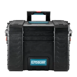 Boîte à outils vide Erbauer 56L avec manche télescopique