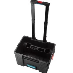 Boîte à outils vide Erbauer 56L avec manche télescopique