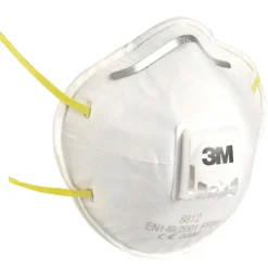 Boîte de 10 masques respiratoires coques jetables FFP1 avec soupape série 8812 blanc - 3M - 7000006980