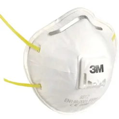 Boîte de 10 masques respiratoires coques jetables FFP1 avec soupape série 8812 blanc - 3M - 7000006980