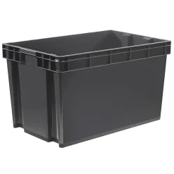 Boîte en plastique recyclé GoodHome Xago gris 94 L (XXL)