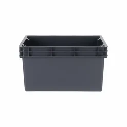 Boîte en plastique recyclé GoodHome Xago gris 68 L (XL)