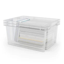 Boîte en plastique Xago transparent 15 L (S)