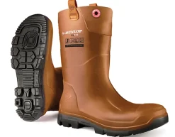 Botte de sécurité fourées RIGAIR PRO FUR S5 SRA SRC CI Dunlop marron/noir P - COVERGUARD - 9RFPO90039