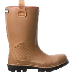 Botte de sécurité fourrée RIGAIR PRO FUR Dunlup S5 CI SRC Marron 41