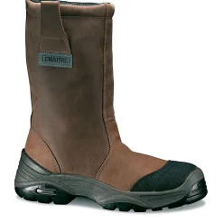 Bottes de sécurité non fourrées cuir Pull-up BURAN CI SRC marron P47 - LEMAITRE SECURITE - BURAS30BF-47