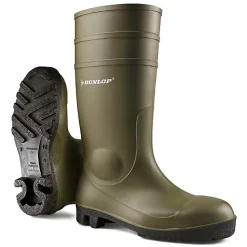 Bottes de sécurité S5 SRA vert/noir PROTOMASTOR FULL SAFETY P47 - DUNLOP - 142VP.47