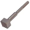 Boucharde 16 dents de 45 x 45 x L. 180 mm x Q. SDS-Plus / SDS+ - Béton - Diamwood
