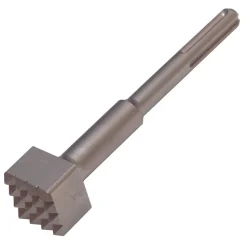 Boucharde 16 dents de 45 x 45 x L. 180 mm x Q. SDS-Plus / SDS+ - Béton - OMNIVOR