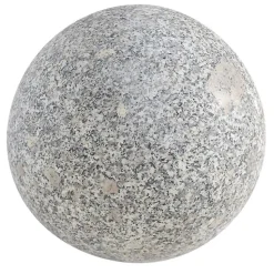 Boule déco jardin granit diamètre 20 cm - Gris clair 20 cm